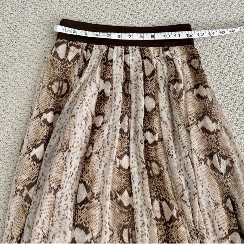 NWOT White House Black Market Snake Print Maxi Skirt - Picture 6 of 7